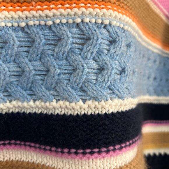 Unsubscribed Cashmere Striped Sweater XS – Relaxed & Cropped Fit - Picture 4 of 13